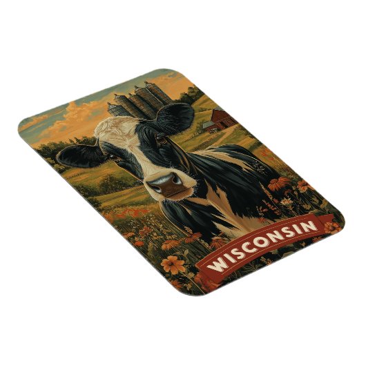 Wisconsin Patriottische Geest Magneet (Rechterzijde)