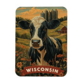 Wisconsin Patriottische Geest Magneet (Verticaal)