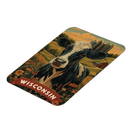 Wisconsin Patriottische Geest Magneet (Linkerzijde)