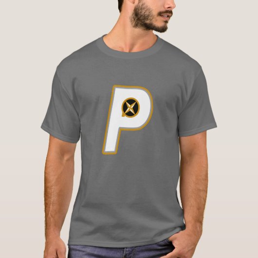 Wisconsin Pioneers (Enig P Wit) T-shirt (Voorkant)