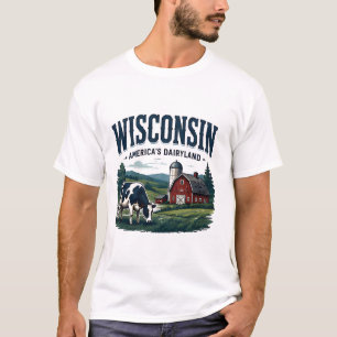 Wisconsin Plattelandserfgoed T-shirt