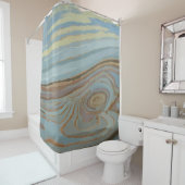 Wisconsin Point Lake Superior Shower Curtain Douchegordijn (In situ)