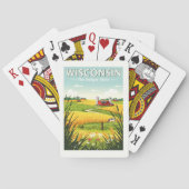  Wisconsin Pokerkaarten (Achterkant)