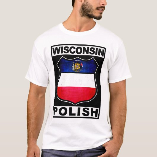Wisconsin Pools-Amerikaans T-shirt (Voorkant)