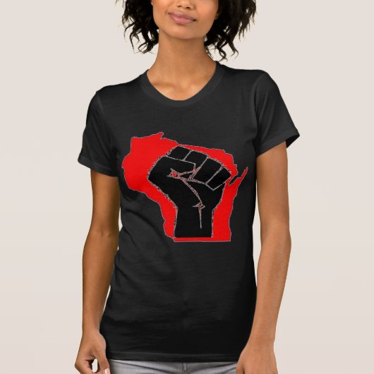 Wisconsin Protest Shirt (Voorkant)