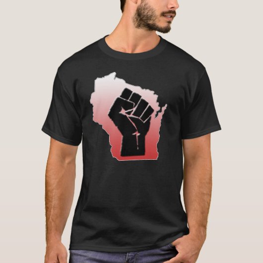 Wisconsin Protest T-shirt (Voorkant)