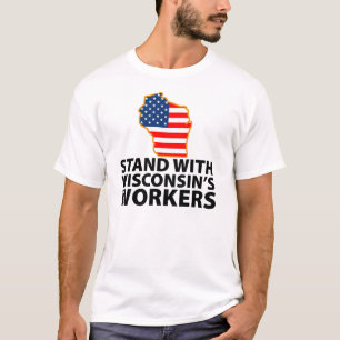 Wisconsin-protesten T-shirt