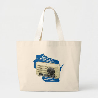 Wisconsin Public Radio Cloth Bag Grote Tote Bag