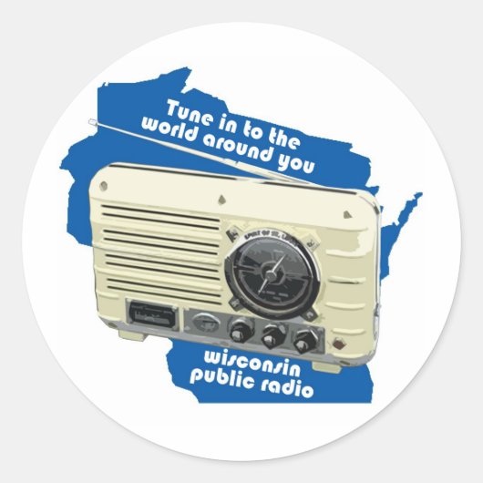 Wisconsin Public Radio Sticker (Voorkant)