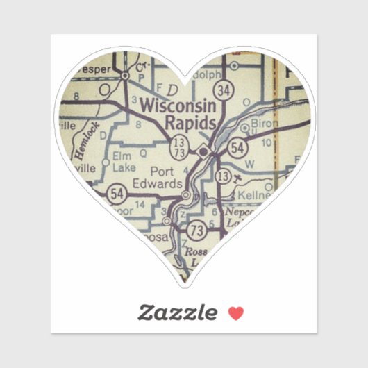 Wisconsin Rapids Sticker (Vel)