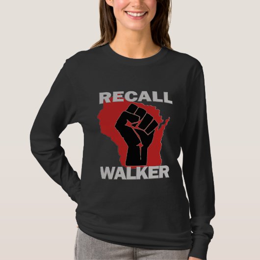 Wisconsin Recall Walker T-shirt (Voorkant)