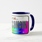 Wisconsin - Regenboogstaat Mok (Voorkant rechts)