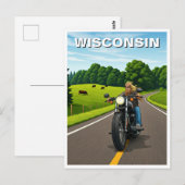 Wisconsin reizen briefkaart (Voorkant / Achterkant)