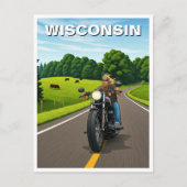 Wisconsin reizen briefkaart (Voorkant)