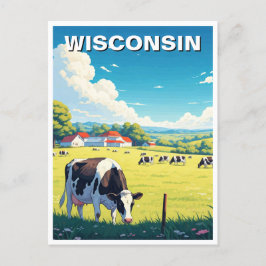 Wisconsin reizen briefkaart