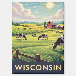  Wisconsin reizen Magneet