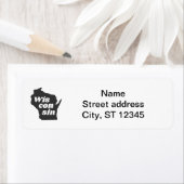 Wisconsin Return-adreslabel Etiket (Insitu)