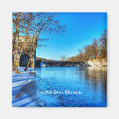 Wisconsin, Rivier van de Langoesten bij Elba, Magneet (Voorkant)