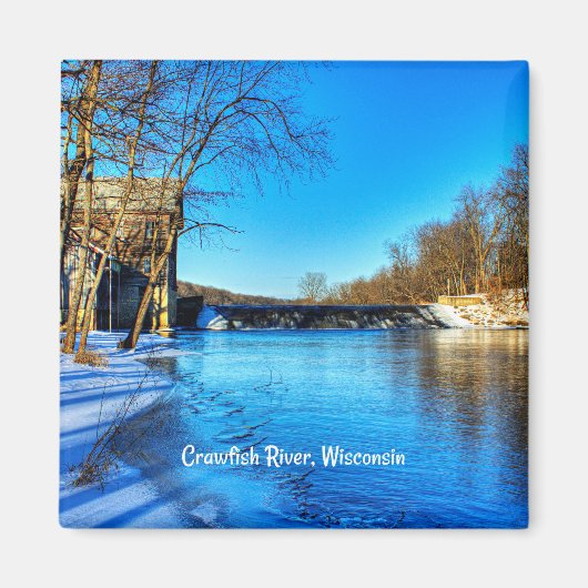 Wisconsin, Rivier van de Langoesten bij Elba, Magneet (Voorkant)