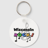 Wisconsin Rocks Sleutelhanger (Voorkant)