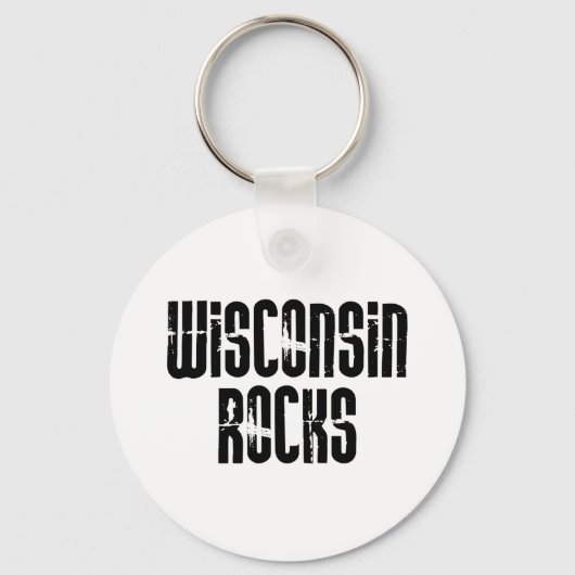 Wisconsin Rocks Sleutelhanger (Voorkant)