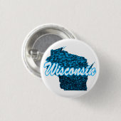Wisconsin Ronde Button 3,2 Cm (Voorkant /achterkant)