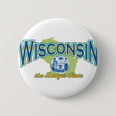 Wisconsin Ronde Button 5,7 Cm (Voorkant)