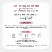 Wisconsin Roze Cottage Law Label Bakkerij Verpakki (Voorkant)
