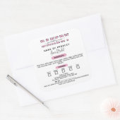 Wisconsin Roze Cottage Law Label Bakkerij Verpakki (Envelop)