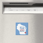 Wisconsin Save the Date - stad Magneet (Insitu (Vaatwasser))