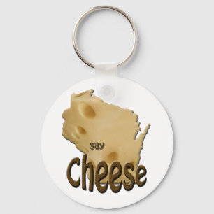 Wisconsin Say Cheese Sleutelhanger