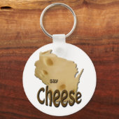 Wisconsin Say Cheese Sleutelhanger (Voorkant)