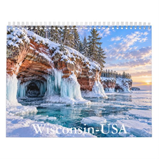 Wisconsin Schitterend Landschaps Kalender (Hoes)