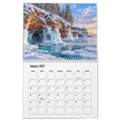 Wisconsin Schitterend Landschaps Kalender (Jan 2027)