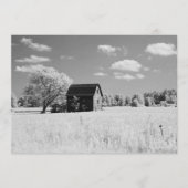 Wisconsin Schuur Foto Herdruk Kaart (Voorkant)