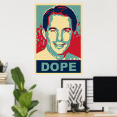 Wisconsin Scott Walker Dope Protest Sign Poster (Thuiskantoor)