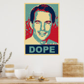 Wisconsin Scott Walker Dope Protest Sign Poster (Keuken)