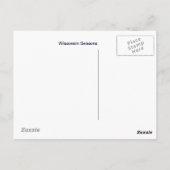 Wisconsin Seasons Briefkaart (Achterkant)