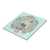 Wisconsin Shells Lighthouse Tegel Tegeltje (Zijkant)