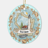 Wisconsin Shells Vuurtoren Ornament (Links)