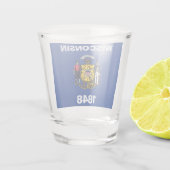 WISCONSIN SHOT GLAS (Achterkant)