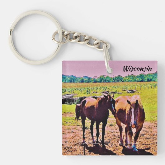 Wisconsin Sleutelhanger (voorkant)