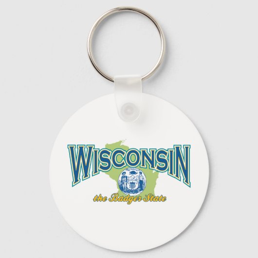 Wisconsin Sleutelhanger (Voorkant)