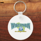 Wisconsin Sleutelhanger (Voorkant)