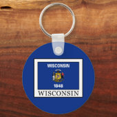 Wisconsin Sleutelhanger (Voorkant)