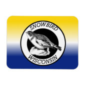 Wisconsin Snowbird Magneet (Horizontaal)