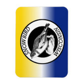 Wisconsin Snowbird Magneet (Verticaal)