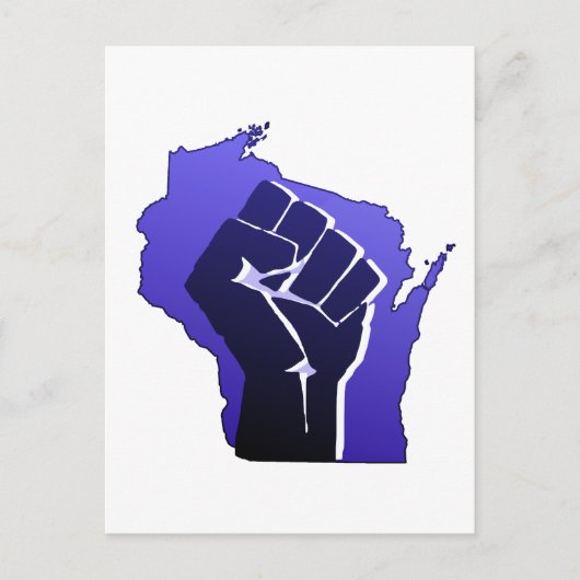Wisconsin Solidarity First Briefkaart (Voorkant)