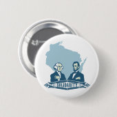 Wisconsin Solidarity Ronde Button 5,7 Cm (Voorkant /achterkant)