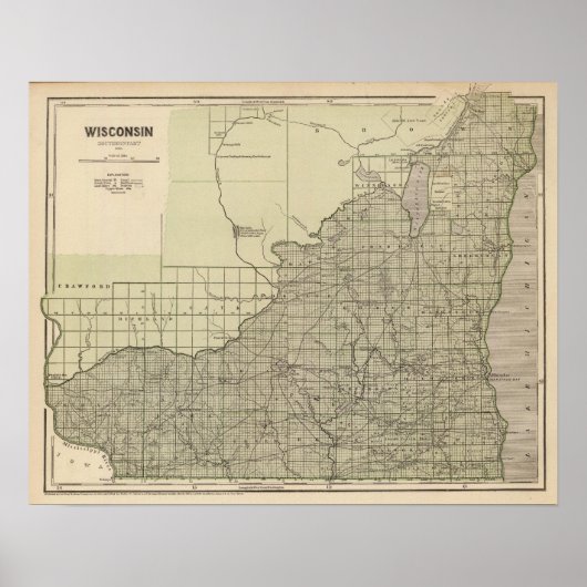 Wisconsin South part Poster (Voorkant)